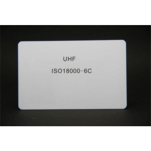 High quality UHF card 915 UHF Long range card IC card RFID UHF White Card ISO 18000-6C UHF PVC Tag