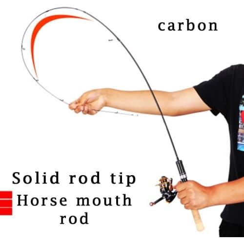 High carbon UL Lure Fishing Pole 1.8m segments Spinning rod soft tail stream rod