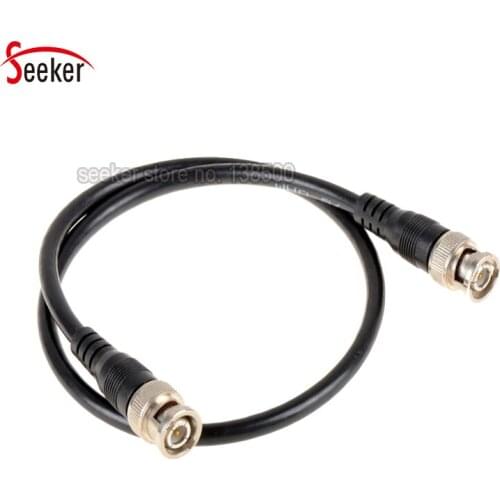 10pcs CCTV Cable BNC Male to Male Cable 0.5M BNC Extension Cable RG59 Connector for CCTV Security Camera System