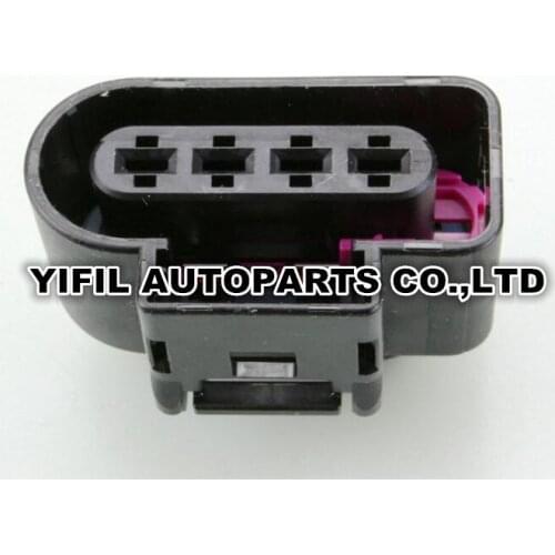 2/4/10pcs/lot 4 Pin/Way Female Ignition Coil Connector Housing Plug With Terminal and Seal For AUDI VW Skoda VAG 8K0 973 724