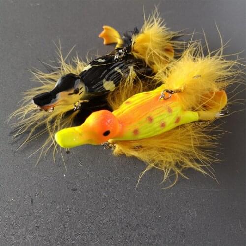 Swolfy 2PCS 105MM 29g Duck Lures Fishing Tackle Wholesale Floating Artificial Baits Plastic