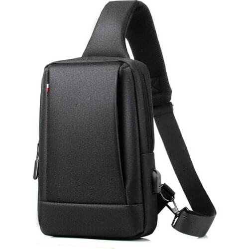 2020 Fashion Men Cross Body Bag Oxford Mans Chest Bags Daily Shopping Chest Bag for Boyfriend Gift Solid Color Corssbody Bag