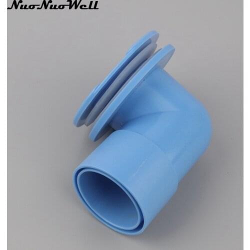 40/50 mm PVC 90 degree Fish Tank Outlet 1.5" Pipe Aquarium Water Inlet Water tank Elbow Joint drainage Seafood pool Fittings