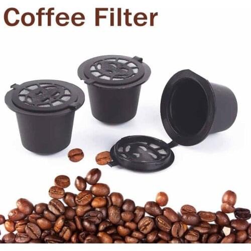 5Pcs Refillable Filters Reusable Coffee Capsule Cup For Nespresso Machine