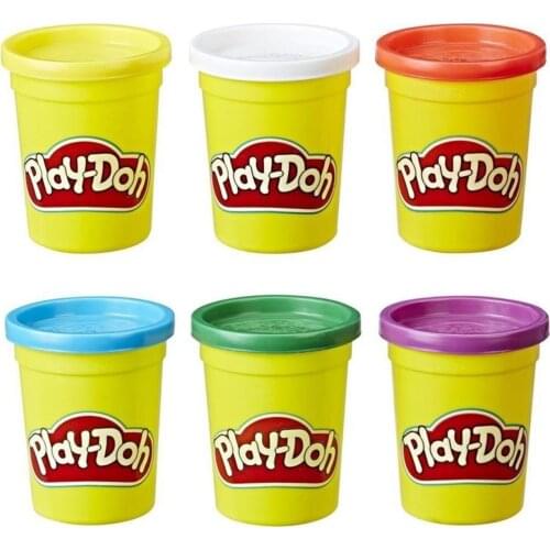 6 Pieces PlayDoh Childrens Toys Modeling Education Creativity Colorful Dry Play Dough For Kids Learning Kindergarten 6x112 g