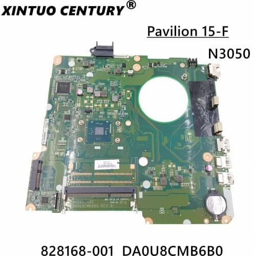 828168-601 828168-001 DA0U8CMB6B0 For HP 15-F series Laptop MotherboardW/ N3050 Processor Full Tested