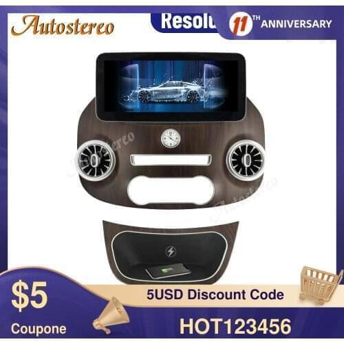 For Mercedes-Benz Vito 2016-2020 64 Bit Colors Android 9.0 4G Car GPS Navigation Multimedia player radio tape recorder headunit