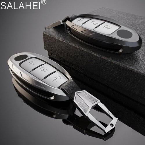 Zinc Alloy Car Key Case Protection For Nissan Qashqai Skyline Alissa Tidda Livida X-Trail T31 T32 March Juke Pathfinder Note GTR