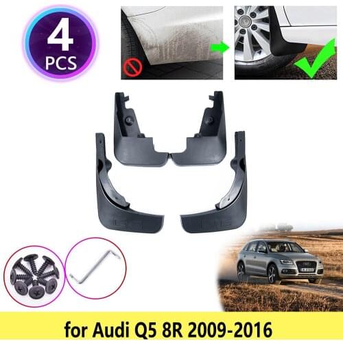 For Audi Q5 8R 2009 2010 211 2012 2013 2014 2015 2016 Mudguards Mudflaps Fender Guards Splash Mud Flaps Front Wheel Accessories
