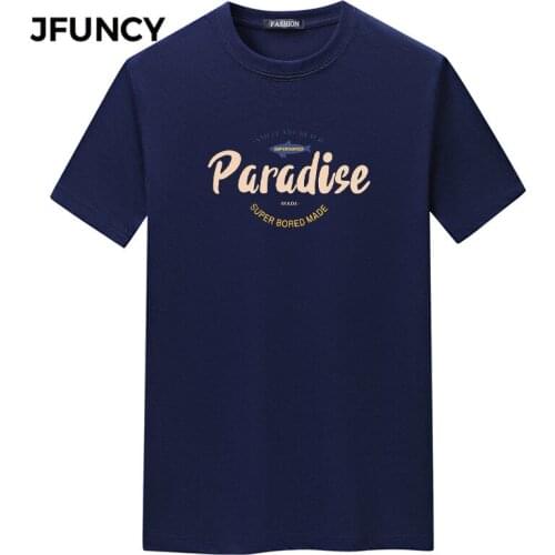 JFUNCY Men Graphic T Shirt Oversized Man Summer Hip Hop Tops Male Clothing Korean Fashion Print T-shirt Short Sleeve Tee Shirts