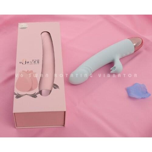 Adult Toys Heating Female G-spot Dildo Dual Vibrator Vaginal Clitoral Stimulation Magnetic USB Rechargeable Sex Toys for Women