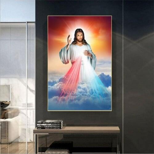 Jesus God Print Home Decoration Canvas Painting Dollar Poster Print Wall Artwork Paintings Modular for Living Room No Frame