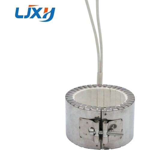 LJXH Ceramic Band Heaters Stainless Steel Element 110V220V380V 550W/630W/700W/850W Size 80x50mm/90x50mm/100x50mm/120x50mm 1PC