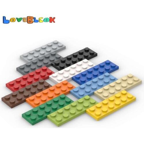 LoveBlock Plate 2x6 Building Blocks Assembles MOC Parts DIY Toys Gift Creative Educational 3795 For Kids 10pcs/Lot