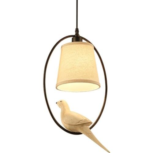 E14 1/3/6/8 head bird chandelier American country chandelier creative personality chandelier art bedroom restaurant chandeliers
