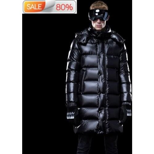 Mens Long Winter Coat Thick Warm Puffer Goose Down Jacket Men Clothes 2020 Hooded Plus Size Coats B23115