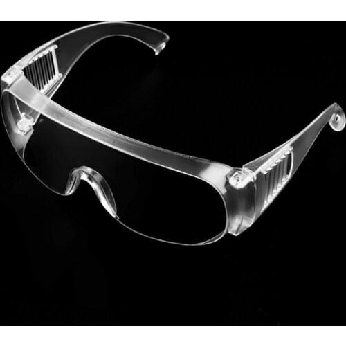 New Safety Glasses Lab Eye Protection Protective Eyewear Clear Lens Workplace Safety Goggles Anti-dust Supplies