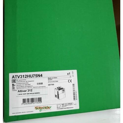 Original ATV312HU75N4 VFD Inverter New Altivar 312 Variable speed drive 7.5kW 3-phase