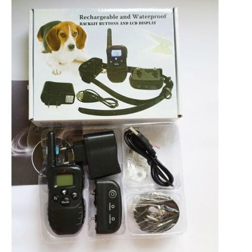 H188 Rechargeable Glow in Dark Waterproof Remote Electric Shock Pet Dog Training Collar For 1 Dog