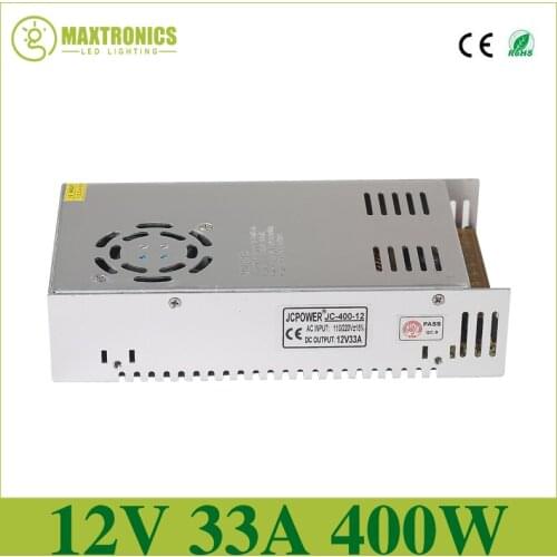 Wholesale price DC 12V 33A 400W Regulated Switching Power Supply For LED Strip Lights
