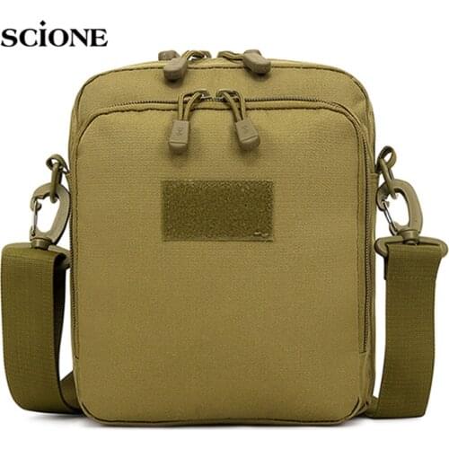 Tactical Crossbody Bag Mens Handbag Waterproof Outdoor Sport Shoulder Messenger Riding Small Bag Travel Hunting X123A