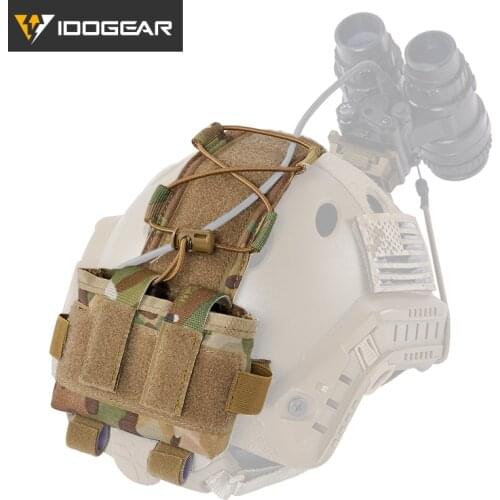 IDOGEAR Tactical Pouch MK2 Battery Case for Helmet Hunting Camo Combat Military Tactical Battery Pouch 3525