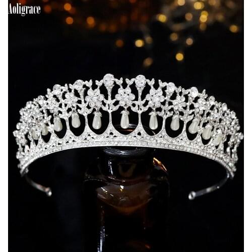 New Wedding Tiaras and Crowns for Women Princess Headwear Wedding Birthday Party Sweet 16 Heapieces Costume Hair Accessories