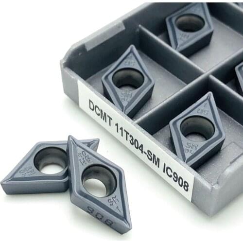 DCMT11T304 SM IC907 DCMT 11T304 SM IC908 internal turning tool dcmt 11t304 carbide insert turning tool tool lathe turning insert