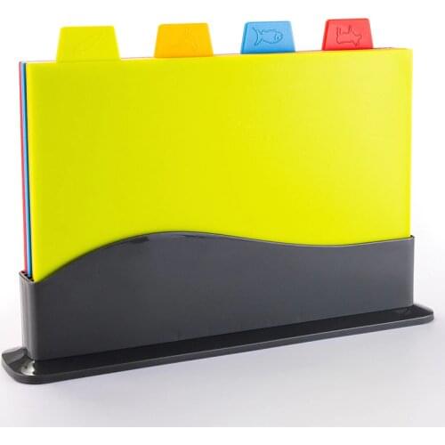 Thickened Classification Cutting Board Set Multifunctional Household BPA Free Plastic Chopping Board set Fruit Cutting Boards