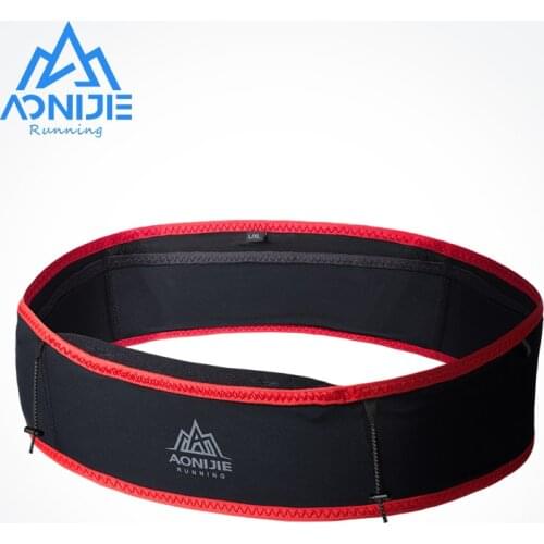 AONIJIE W938S Slim Jogging Running Waist Belt Bag Pack Travel Money Trail Marathon Gym Workout Fitness 6.9" Mobile Phone Holder