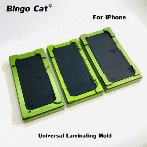 2 in 1 Universal Laminating Mold for iPhone 11 12 pro max X XS max OCA Glass LCD Touch Screen Alignment Mould Glue Location Mat