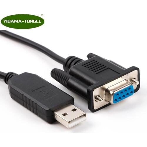 USB to RS232 COM Port Serial DB9 Pin Cable Prolific cp2102 pl2303 ftdi null modem DCE Crossed Wired Adapter cable RS232 COM 6ft