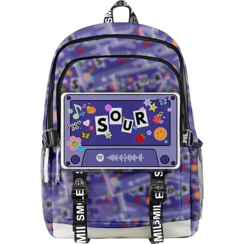Olivia Rodrigo Sour Men Women Oxford Waterproof Backpack Primary Middle School Student School Bag Teenager Boys Girls Travel Bag