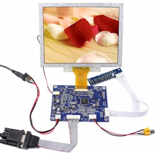 8" 800x600 EJ080NA-05A LCD With VGA AV LCD Controller Board DIY LCD Monitor