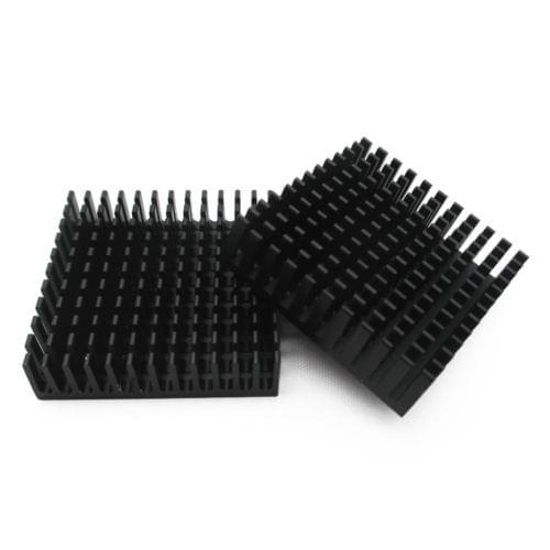2pcs Aluminum Heatsink Cooling 40x40x11mm for LED Power Memory Chip IC Transistor AU