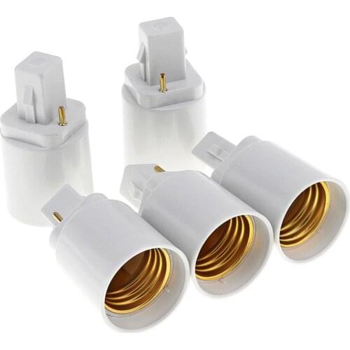 5pcs/lot High Temperature Resistant Bulb Base Adapter LED Lamp Socket Holder Universal Light Converter with 2 Pin