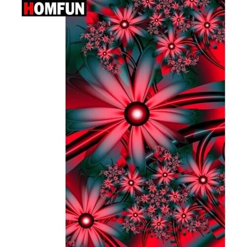 HOMFUN Full Square/Round Drill 5D DIY Diamond Painting "Mandala Flower" 3D Diamond Embroidery Cross Stitch Home Decor Gift