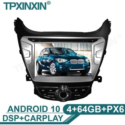 Android 10 4+64G For Hyundai ELANTRA 2011-2013 Multimedia player autoradio stereo Navigation GPS Car Radio 2Din Stereo Receiver