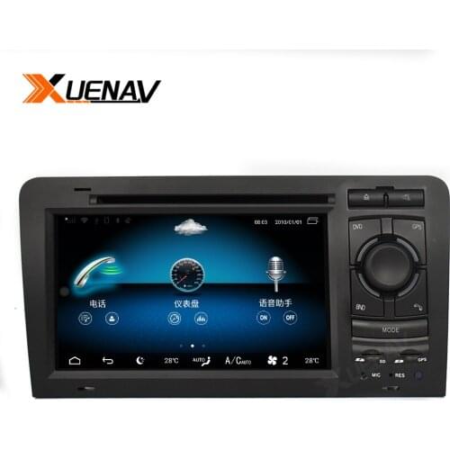 2 DIN Car Radio Stereo Receiver For Audi A3 S3 2003-2011 Android Touchscreen Auto Audio Multimedia DVD Player GPS Navigation