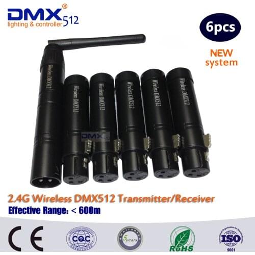 Colornie LED dmx controller Wireless transmission 2.4G-DMX converter transmit-receive DMX 512