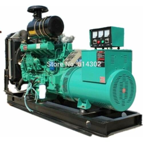 Weifang Ricardo 100kw/125kva Diesel generator with R6105AZLD and brush alternator and base fuel tank from alibaba China supplier