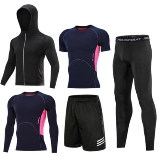 2021 set calcio pallacanestro ciclismo Fitness abbigliamento sportivo kit abbigliamento sportivo a compressione per adolescenti