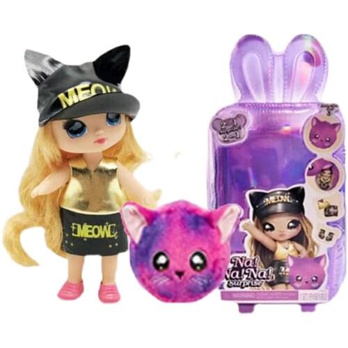 Na Na Na Surprise Dolls 20cm Surprise Doll 2-In-1 Fashion Doll Cute Delicate Hands And Feet Movable Girl Gift Diy Toys