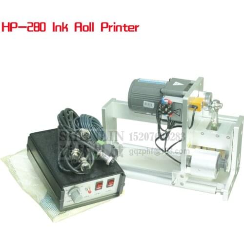 Hot stamping printing machine for expiration date code batch number lot code printer ink roll embosser if package stamping HP280