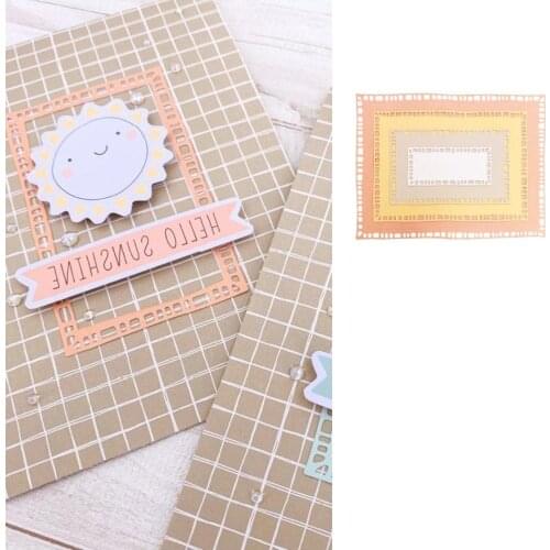 FRAMED RECTANGLES Metal Cutting Dies Scrapbooking DIY Scrapbooking Paper Handmade Album Stamp Die Sheets New for 2021 Arrive