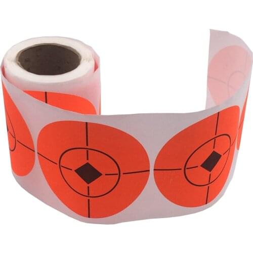3" Shooting Target Stickers in 100 Pcs/Roll suitalble for target shooting of firearm airgun pellet gun & Steel or Plastic BBs