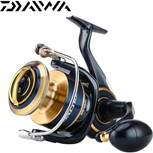 DAIWA 20 Original SALTIGA 8000P 18000H 20000H Spinning Fishing Reel Jigging Reel MQ Body Magsealed Big Saltwater Fishing Tackle