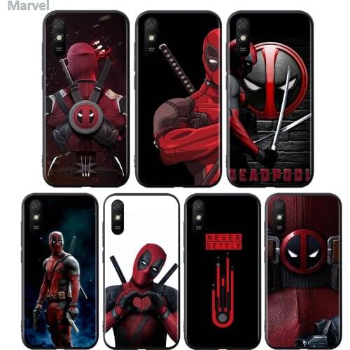 Deadpool Marvel Art Silicone Cover For Xiaomi Redmi 9 9T 9C 8 7 6 Pro 9AT 9A 8A 7A 6A S2 5 5A 4X Plus Phone Case
