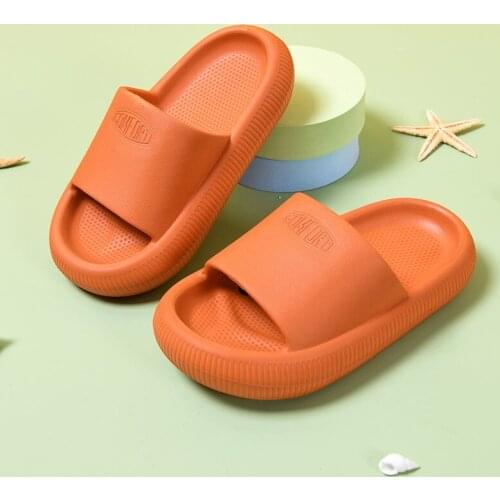 Cute Non-Slip Soft Sole Children Slippers Comfort Home Indoor Platform Shoes Summer Boy Girl Casual Bathroom Slippers Kids Shoes