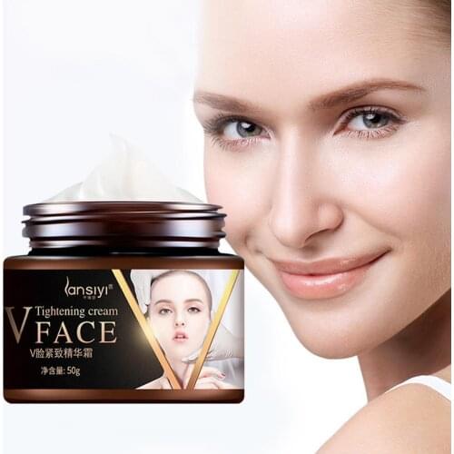 V-Shape Face Line Lift Firming Collagen Cream Double Cream 50g Chin Cream Tightening Cheek Lifting New Slimming Face U0G1